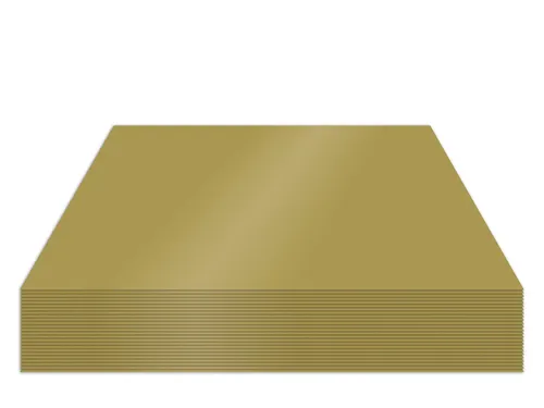 Fotokarton Kangaro 50x70cm 300gr goud pak 25 vel
