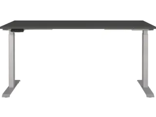 Elektrisch ihv bureau,HxBxD 720-1200x1600x800mm,blad grafiet - 2