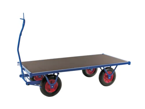handtrekwagen,draagverm. 1500kg,laadvl. LxB 2000x1000mm,Multiplexplaat