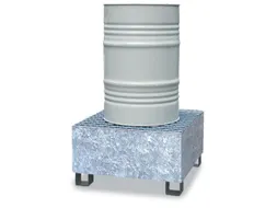 Opvangbak Staal Bxdxh 810X820X450Mm Voor 1X200L Vat Rooster Verzinkt