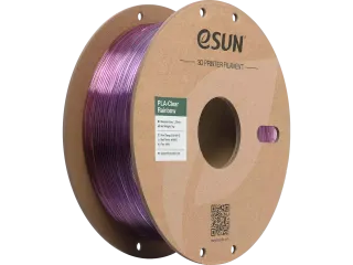 eSUN 3D printer Filament PLA-Clear 1,75mm Paars Rood 1kg - 1