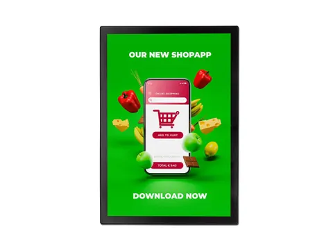 Magnetisch poster frame A2 Slim Zwart