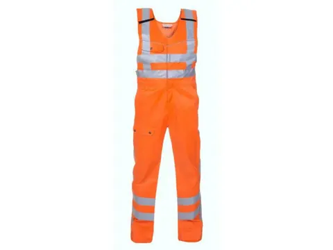 Hydrowear Albany 048461 bodybroek, fluo oranje, maat 58, per stuk