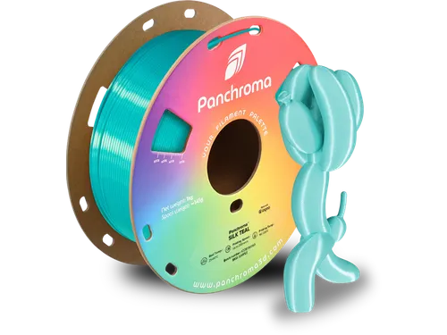 Polymaker 3D printer Filament Panchroma PLA Silk 1,75mm Groenblauw 1kg