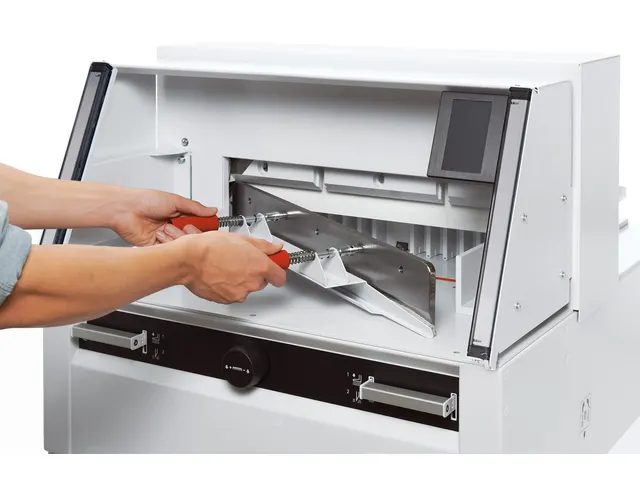 Stapelsnijmachine Ideal 5260 52cm Elektrisch met onderstel