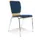 Houten Kuipstoel Beukenhouten Zitschaal Bekleding Blauw 4 Stuks