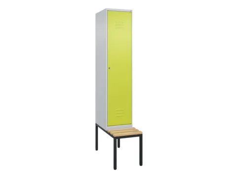 locker voor scheiding van kleding,HxBxD 2120x400x815mm,1vak