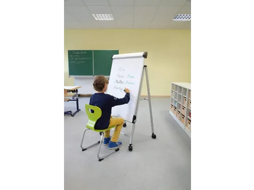 Verrijdbare flipover MAULpro Vierpoot Gelakt staal