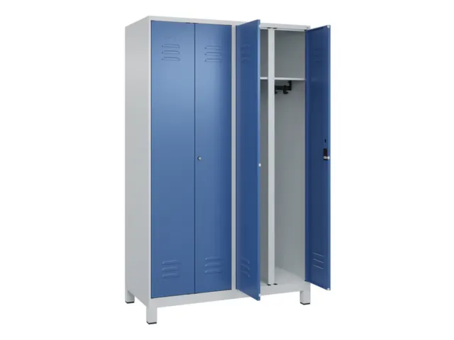locker voor scheiding van kleding,HxBxD 1950x1200x500mm,4vak