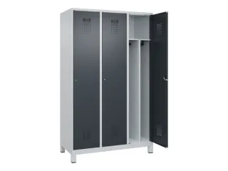 locker voor scheiding van kleding,HxBxD 1950x1200x500mm,3vak - 1
