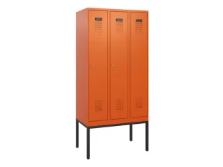 schoollocker,HxBxD 1950x900x500mm,3vak,vak B 300mm,cil.-slot - 2