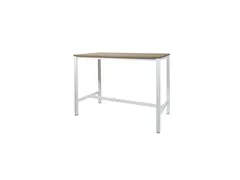 Domino Basic Statafel 160x80x110cm Havana kers Onderstel Wit