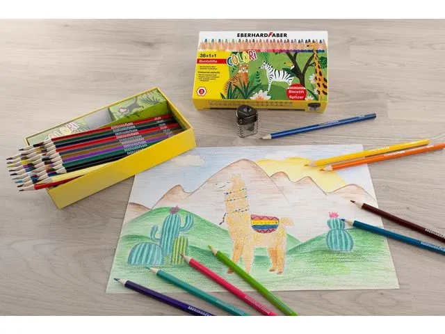 Crayon de couleur Eberhard Faber set 38 pièces