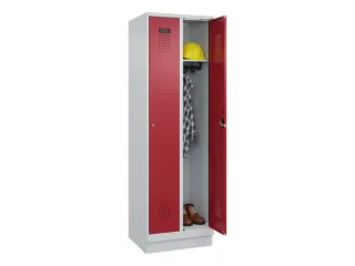 locker,HxBxD 1950x600x500mm,2vak,vak B 300mm,cil.-slot,sokkel - 1