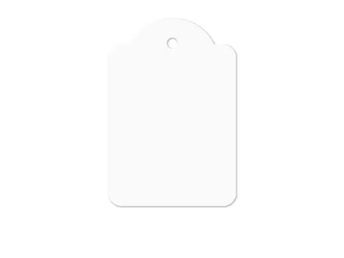 Draadetiket Kangaro 36x53mm wit doos a 250 stuks