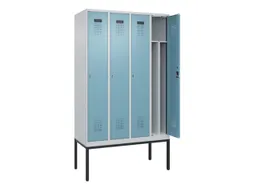 locker voor scheiding van kleding,HxBxD 2120x1200x500mm,4vak