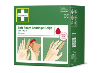Bandage Cederroth Soft Foam beige 6cmx4.5m - 7