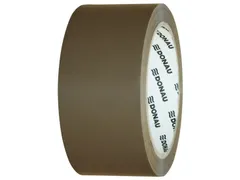 Donau Solvent verpakkingstape PP 48mmx60m 42 micron bruin