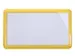 etikethouder,HxL 58x100mm,achterzijde magnetisch,geel