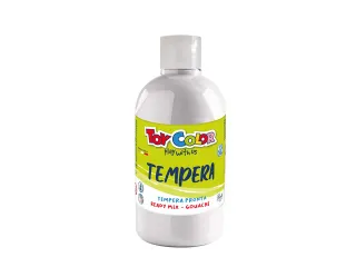 ToyColor plakkaatverf fles 500ml wit - 1