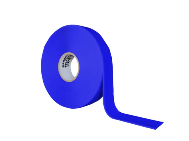 vloermarkeertape,PVC,blauw,band LxB 30mx50mm