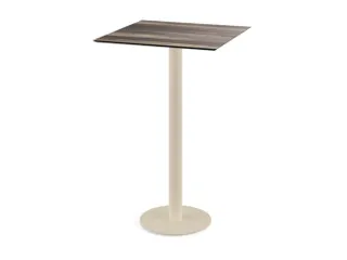 statafel,HxBxD 1090x700x700mm,rechthoekig,schotelvoet zandkleuren - 1