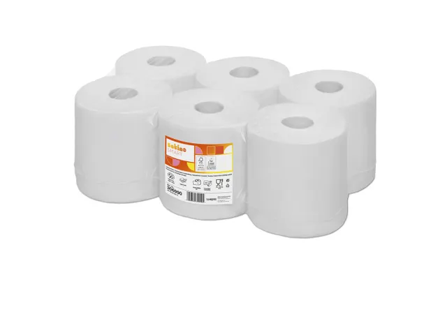 Satino 306990 Poetsrol midi 100% recycled 1-laags 6x300 Meter