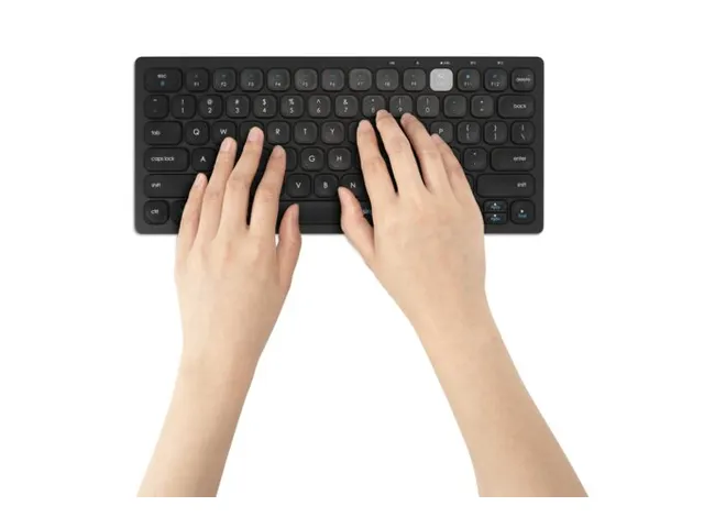 Multi-Device Dual Wireless Compact Toetsenbord Azerty