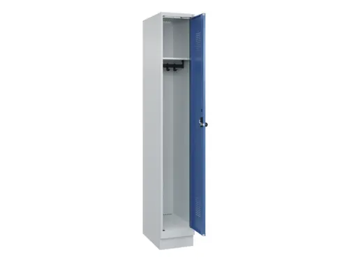 locker,HxBxD 1950x300x500mm,1vak,vak B 300mm,draaigrendel,sokkel