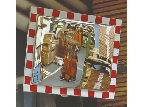 verkeersspiegel,HxB 600x800mm,max. zichtbreedte 10m,spiegel RVS