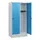 schoollocker,HxBxD 1630x800x500mm,2vak,vak B 400mm,draaigrendel,sokkel