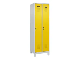locker,HxBxD 1950x600x500mm,2vak,vak B 300mm,draaigrendel,voeten - 3