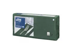 Tissue Servet 33X33Cm 2-laags 1/8vw Donkergroen 477423, 10x200st