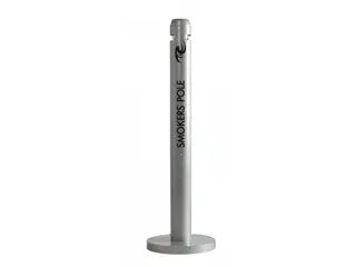 Rubbermaid Peukenzuil Smokers Pole Zilver - 1
