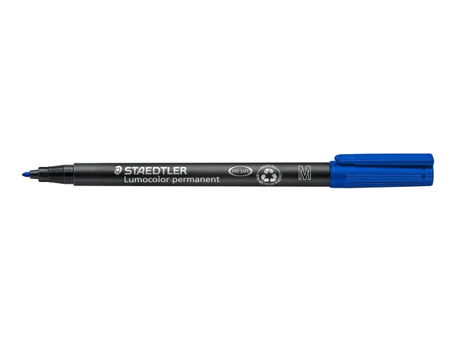 Viltstift Staedtler OHP Lumocolor 317 Medium 1.0mm Blauw