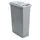 Afvalbak Rubbermaid Slim Jim vertrouwelijke documenten 87 liter grijs