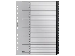 Tabblad Leitz Recycle A4 11-gaats 1-31 extra breed PP