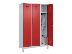 locker,HxBxD 1950x1200x500mm,3vak,vak B 400mm,cil.-slot,voeten