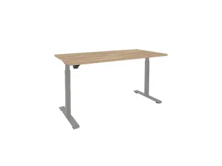Dextro Plus Zit-sta Bureau Elektrisch 160x80 Honey Castello 25mm Alu - 2