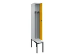 locker met bank,voor scheiding van kleding,HxBxD 2120x300x815mm,1vak