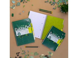 Projectboek Pukka Pad Recycled A4 lijn 5-tabs 4-gaats 200 pagina's 80g - 7