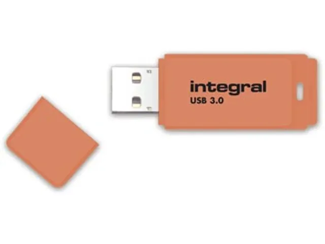 Neon USB 3.0 stick, 16 GB, oranje