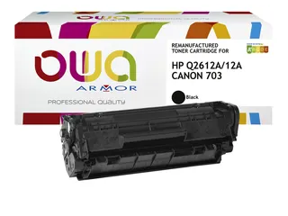 Tonercartridge OWA alternatief tbv HP Q2612A zwart - 1