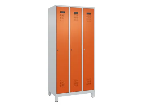 locker voor scheiding van kleding,HxBxD 1950x900x500mm,3vak