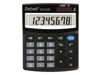 Calculator Rebell-SDC408-BX zwart desktop