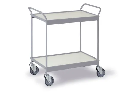 Universele Wagen 150kg 785x420mm 2 Etages Zilvergrijs