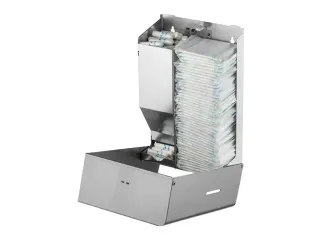 MediQo-line Maandverband- & tampondispenser klein RVS anti-fingerprint - 3
