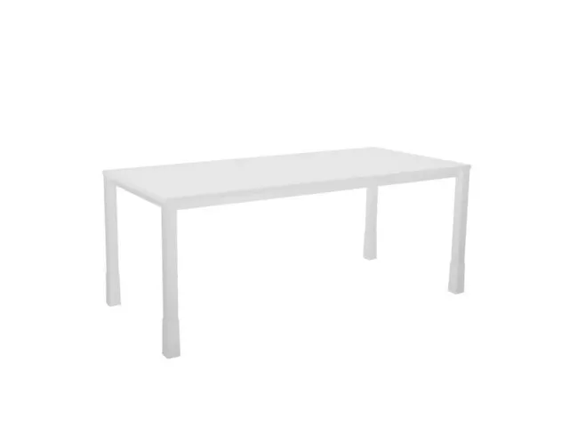 In hoogte verstelbaar bureau,HxBxD 720-840x1800x800mm,Bl-wit