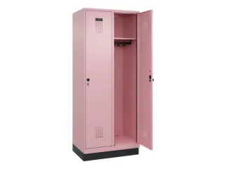 locker,HxBxD 1950x800x500mm,2vak,vak B 400mm,draaigrendel,sokkel - 2