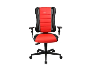 Topstar Bureaustoel Sitness Racer RS 3D-zitting, zwart/rood - 5